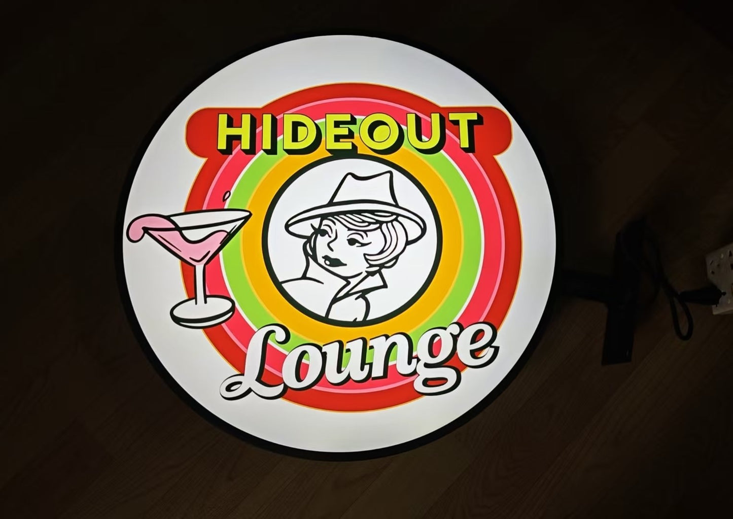 Round light box, Circle Custom Sign,Store front Sign,Outdoor Sign, Double Sided Projecting Light Box, Two sides LED Light Box
