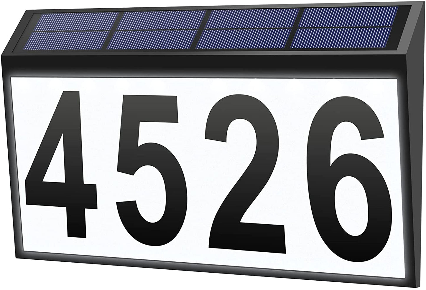 House Number for Outside,Solar Led Address Sign for Yards with Stakes, Outdoor sign, address Plaques